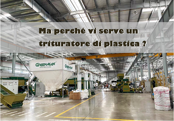 trituratore di plastica