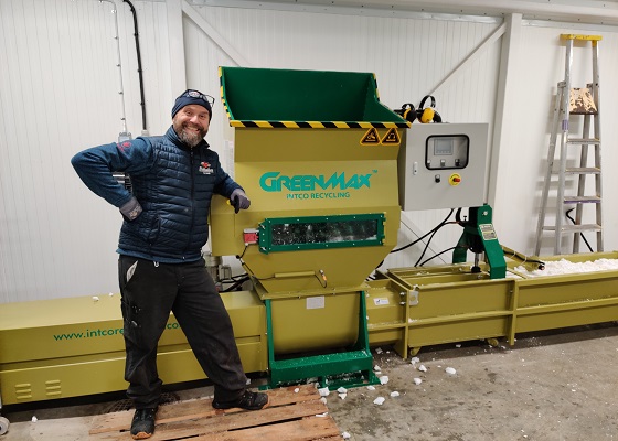 compattatore per polistirolo GREENMAX 