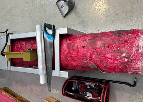 Blocco compattato con superficie termofusa